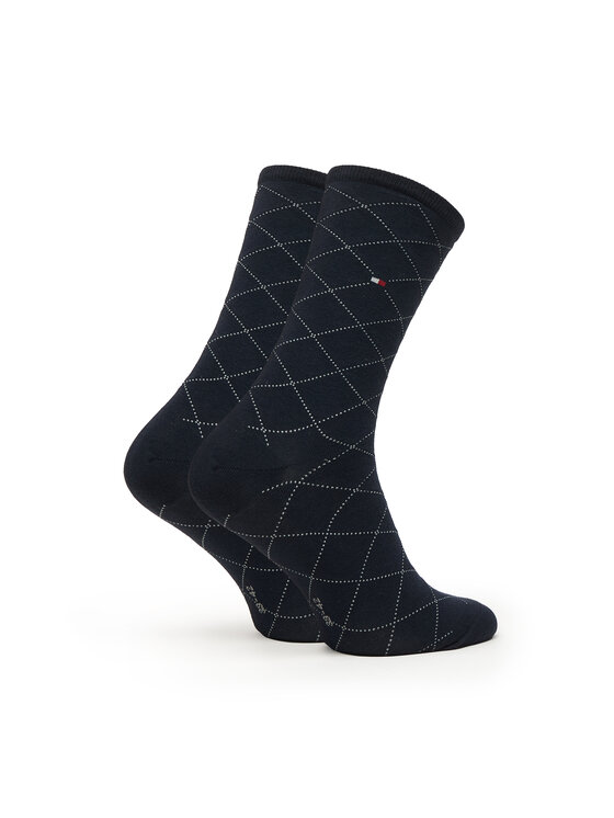 Tommy Hilfiger Tommy Hilfiger Skarpety długie 701242186 Granatowy