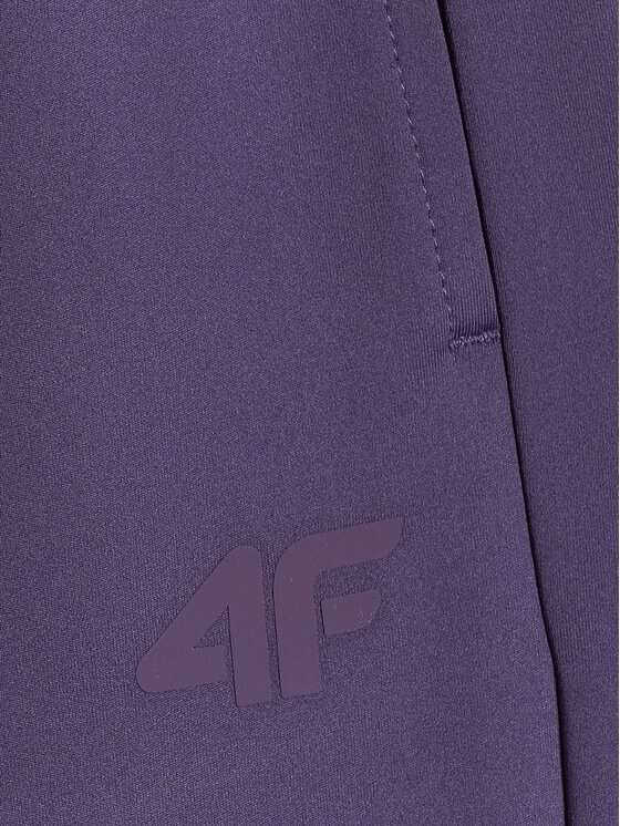 4F 4F Spodnie dresowe MULTI ACTIVE Fioletowy Regular Fit