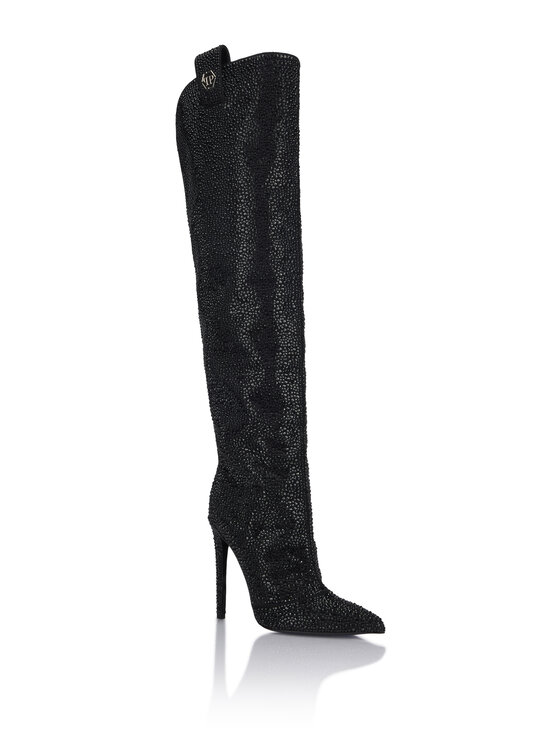 PHILIPP PLEIN PHILIPP PLEIN Kozaki 26655 Czarny