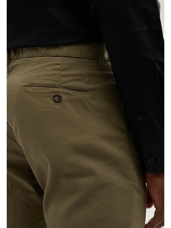 Trussardi Trussardi Spodnie materiałowe P705M500124N035 Zielony Regular Fit