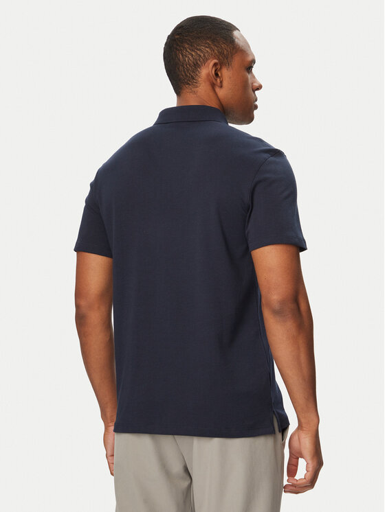 Calvin Klein Calvin Klein Polokošeľa Supima LV04LH204G Tmavomodrá Regular Fit