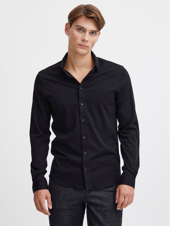 Casual Friday Casual Friday Cămașă 20504841 Negru Slim Fit