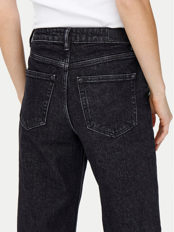 ONLY ONLY Blugi Juicy 15235241 Negru Wide Leg