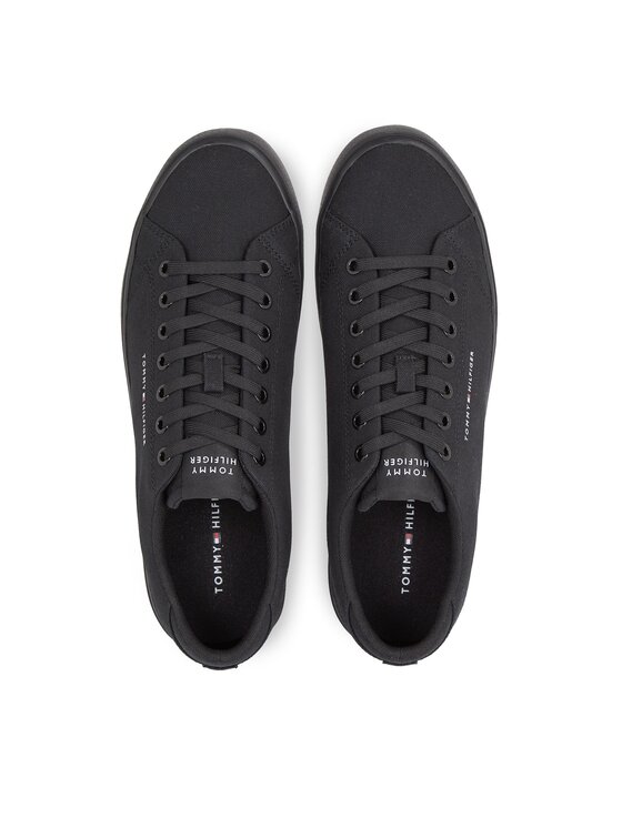 Tommy Hilfiger Tommy Hilfiger Scarpe sportive Th Hi Vulc Low Canvas FM0FM04882 Nero