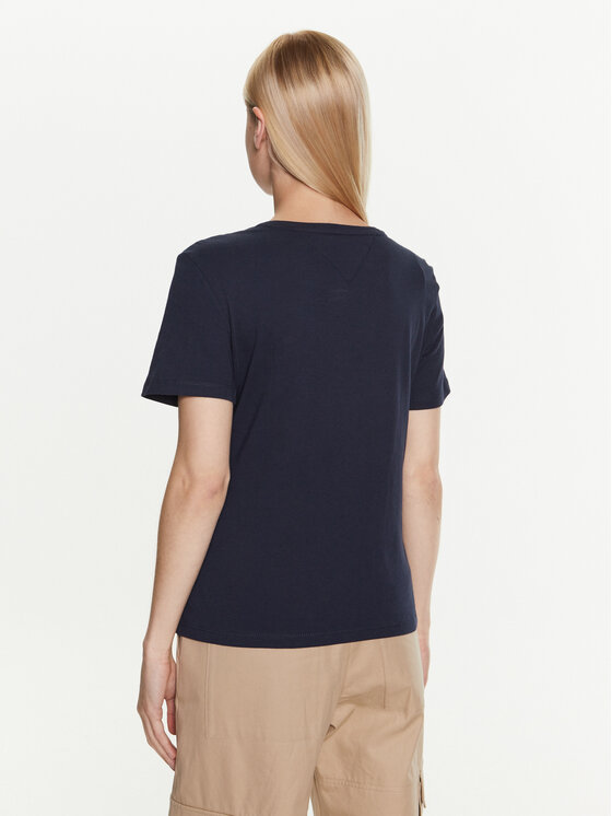 Tommy Jeans Tommy Jeans T-Shirt DW0DW14616 Dunkelblau Regular Fit