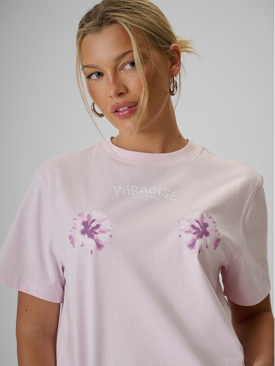 4F 4F T-Shirt 4FRSS26TTSHF3882-56S Różowy Loose Fit