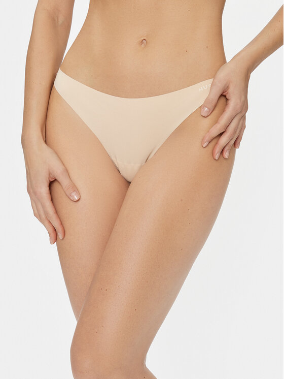 HUGO Hugo 3er-Set Stringtangas 50492489 Beige
