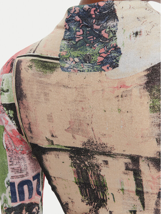 Desigual Desigual Μπλουζάκι Montreal 25WWJF39 Έγχρωμο Regular Fit