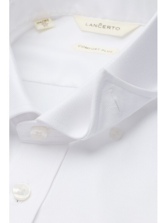 Lancerto Lancerto Koszula Belisaria KO073226000001 Biały Slim Fit