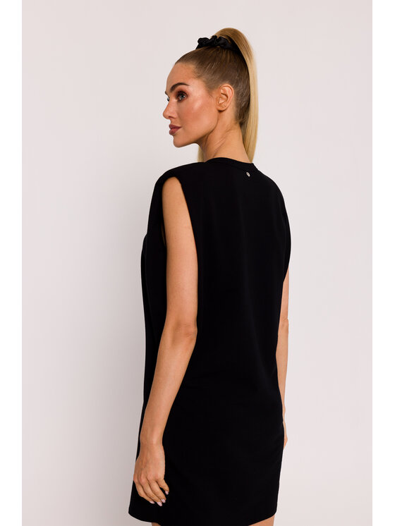 Made of Emotion Made of Emotion Letné šaty M789 Čierna Generous Fit