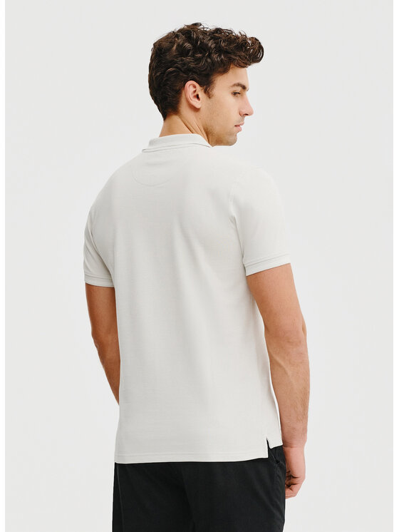 Pako Lorente Pako Lorente Polo P25SF-TX-004 Szary Classic Fit