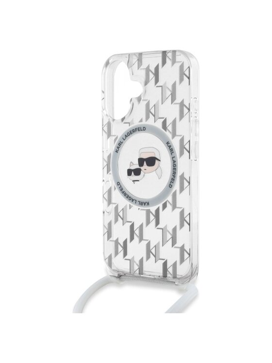 KARL LAGERFELD KARL LAGERFELD Etui na telefon iPhone 16 Przezroczysty