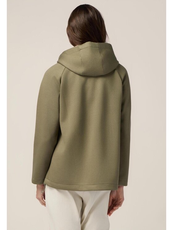 Oltre Oltre Cappotto 8141J000208N0S5 Verde A-Line Fit