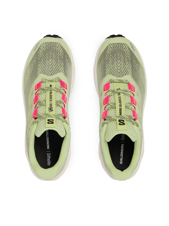 Salomon Salomon Buty do biegania Aero Blaze 3 Grvl L49106400 Zielony