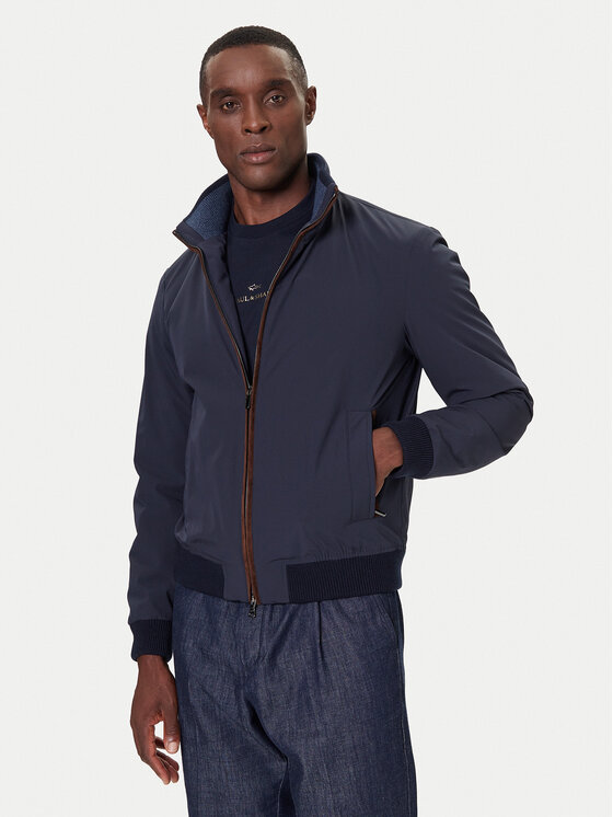 Paul&Shark Paul&Shark Яке бомбър 14312060 Тъмносин Regular Fit