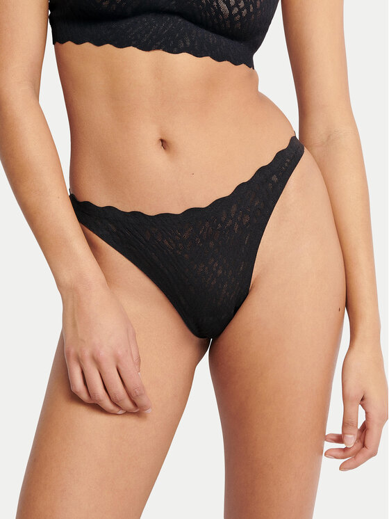 Sloggi Sloggi Stringtanga Zero Feel Bliss 10219696 Schwarz