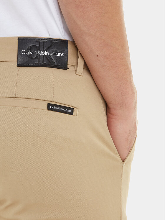 Calvin Klein Jeans Calvin Klein Jeans Chino kalhoty J30J317669 Béžová Slim Fit