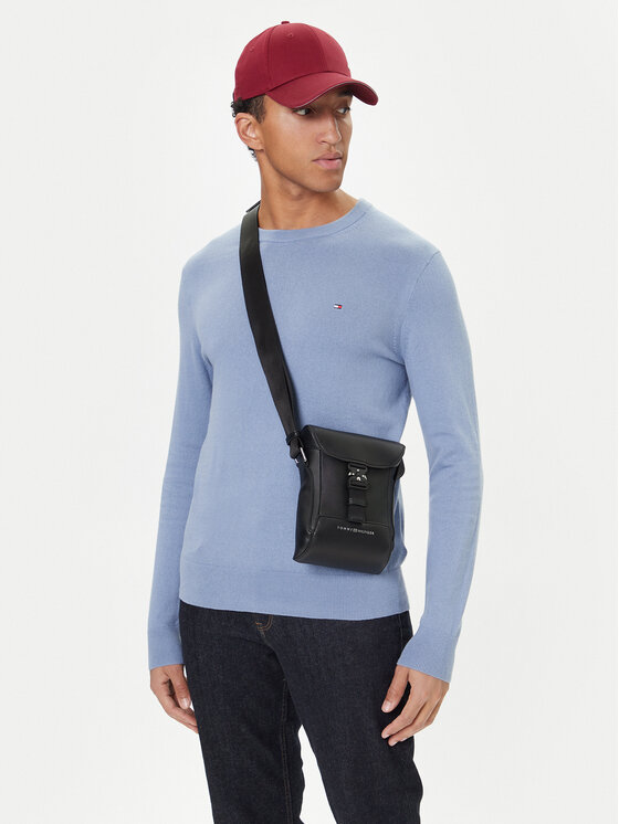 Tommy Hilfiger Tommy Hilfiger Somiņa Th Modern Flap Mini Reporter AM0AM13940 Melns