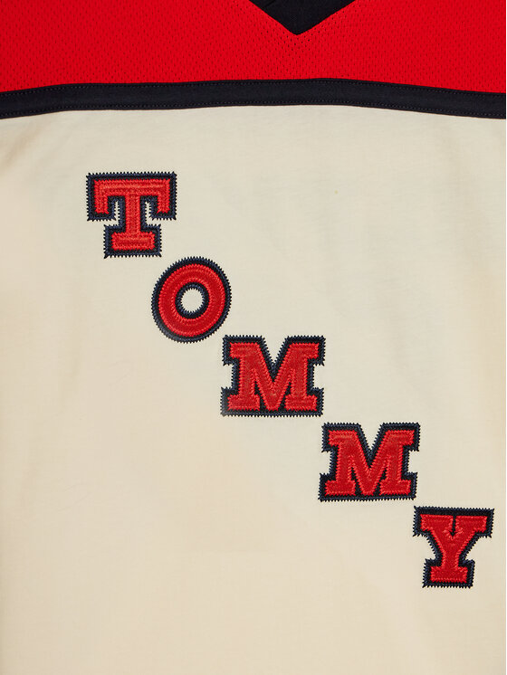 Tommy Hilfiger Tommy Hilfiger T-särk Varsity Tee S/S KB0KB08676 Punane Regular Fit