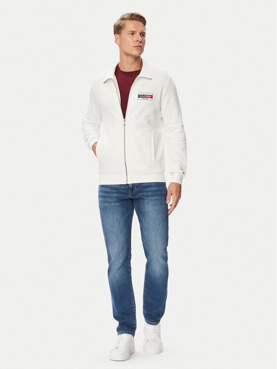 Tommy Hilfiger Tommy Hilfiger Μπλούζα Brand Love MW0MW44941 Λευκό Regular Fit