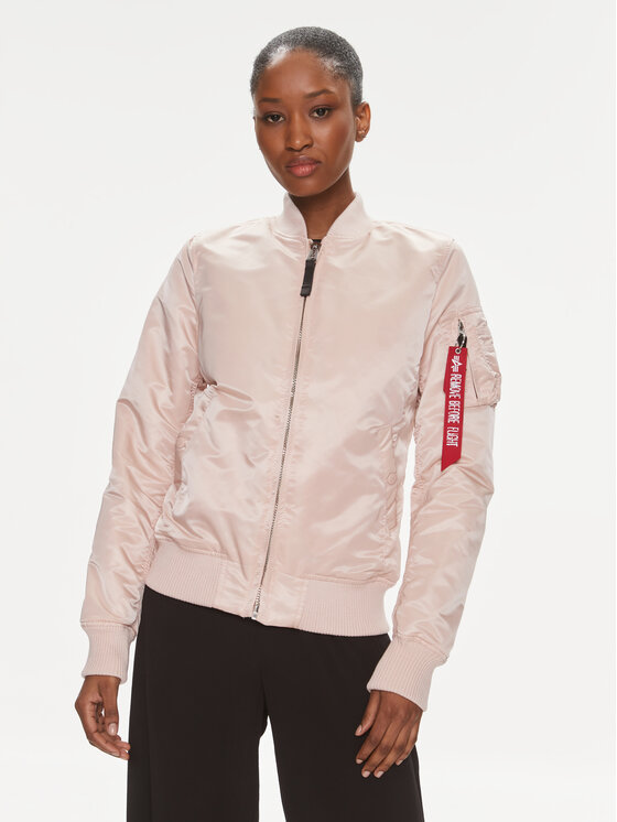 Alpha Industries Bomber stila jaka MA-1 VF 59 133009 Rozā Regular Fit