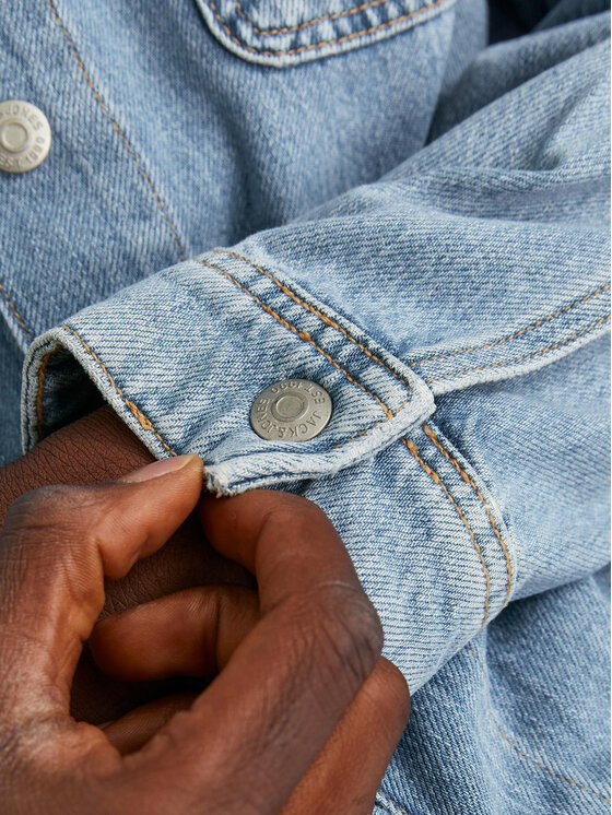 Jack & Jones Jack & Jones Kurtka jeansowa Chase 12250086 Niebieski Loose Fit