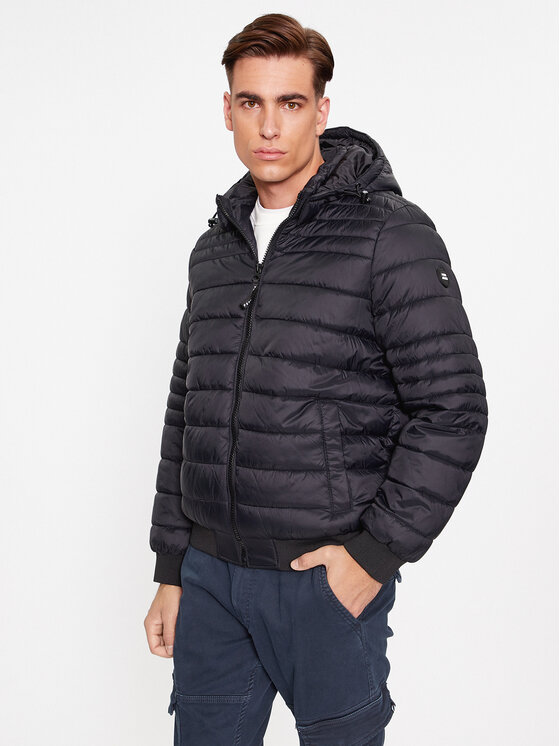 Pepe Jeans Pepe Jeans Télikabát Billy PM402865 Fekete Regular Fit