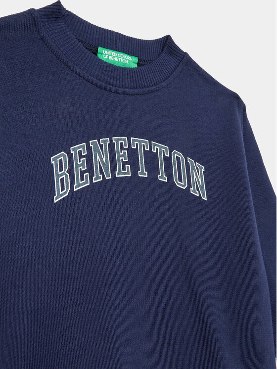 United Colors Of Benetton United Colors Of Benetton Sweatshirt 3J70G10A7 Dunkelblau Regular Fit