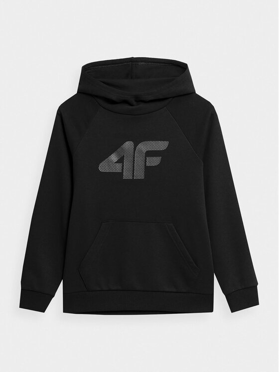 4F Mikina 4FJAW23TSWSM626 Čierna Regular Fit
