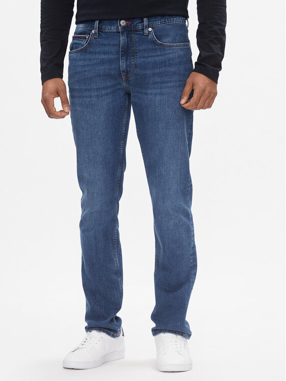Tommy Hilfiger Tommy Hilfiger Farmer Straight Denton Str Mandall Ind MW0MW33945 Kék Straight Leg