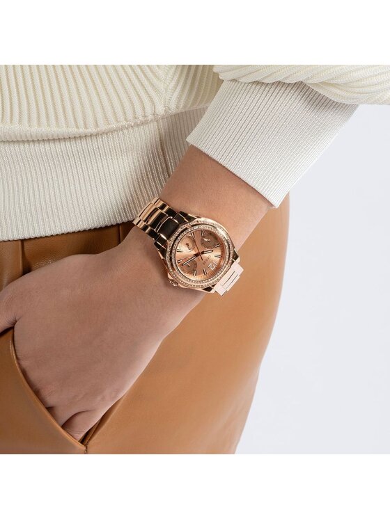 Guess Guess Hodinky GW0685L3 Růžové zlato