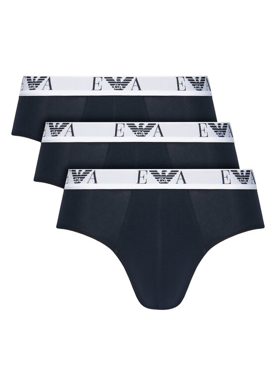 Emporio Armani Underwear Komplet 3 par slipów EM000258 AF14131 MB139 Granatowy