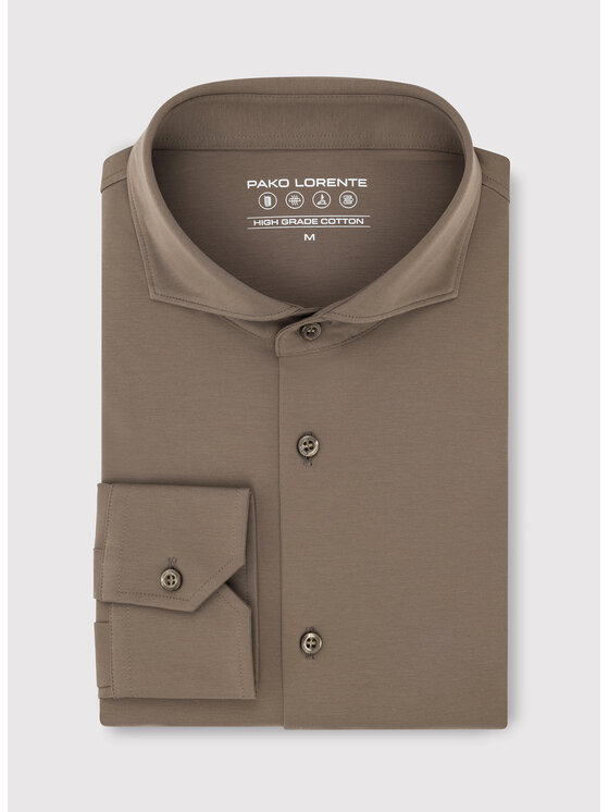 Pako Lorente Pako Lorente Koszula P26WF-1X-020 Beżowy Slim Fit