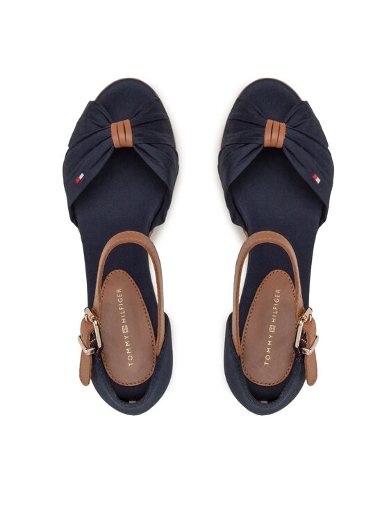 Tommy Hilfiger Tommy Hilfiger Εσπαντρίγιες Iconic Elba Sandal FW0FW00906 Σκούρο μπλε