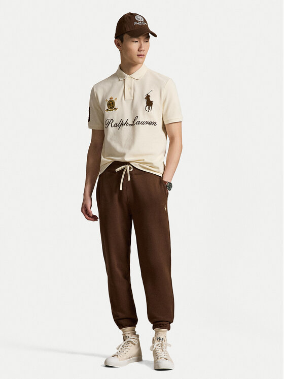 Polo Ralph Lauren Polo Ralph Lauren Polo marškinėliai 710B20009001 Kreminė Regular Fit