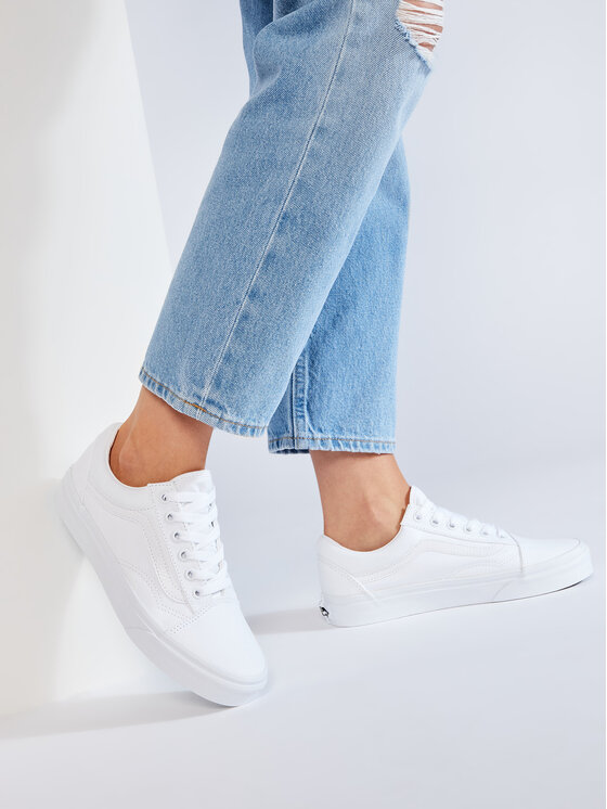 Vans Vans Tenis superge Old Skool VN000D3HW00 Bela
