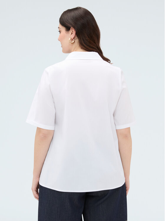 Fiorella Rubino Fiorella Rubino Camicia 5077T001487N011 Bianco Regular Fit