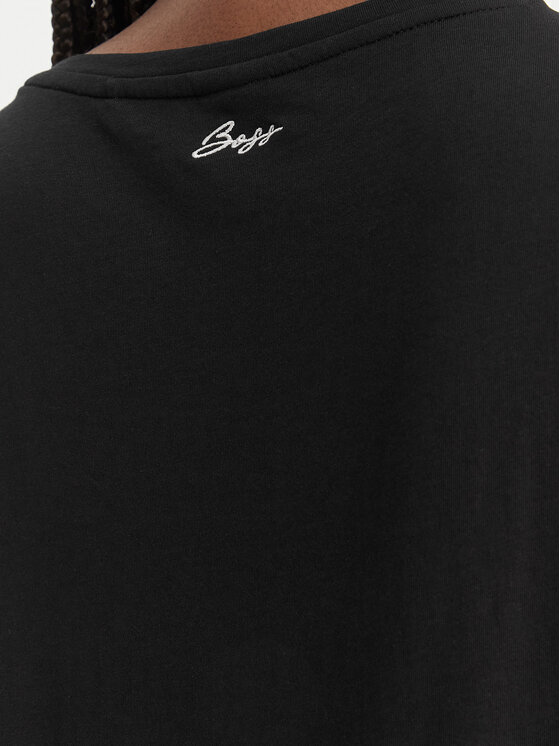 BOSS BOSS Tricou C_Elove_4 50559077 Negru Slim Fit