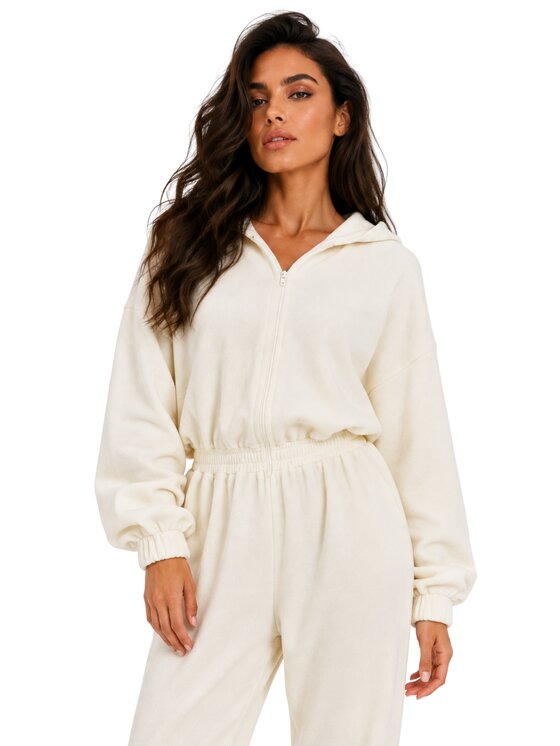 Agatha Studio Agatha Studio Kombinezon A26SS-AB-K02 Biały Oversize