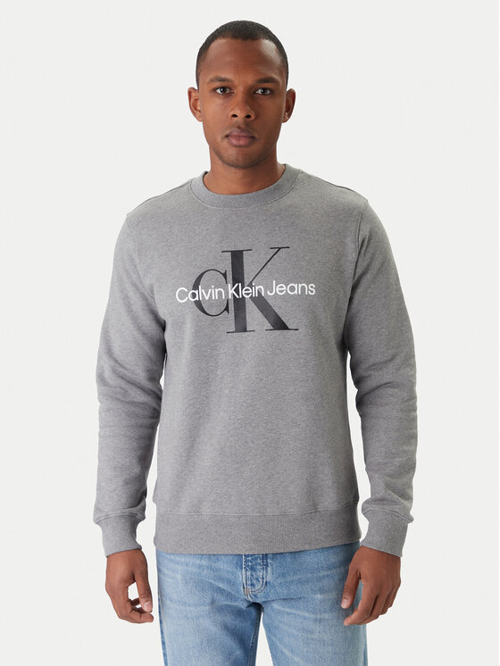 Calvin Klein Jeans Calvin Klein Jeans Mikina J30J320933 Šedá Regular Fit