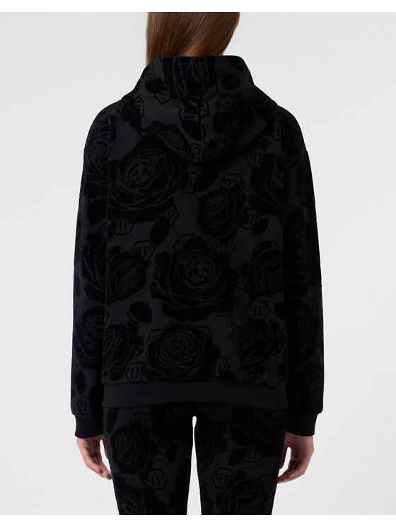 PHILIPP PLEIN PHILIPP PLEIN Bluza 31056 Czarny Regular Fit