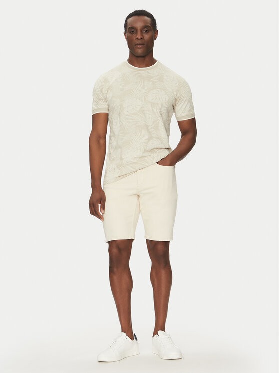 Liu Jo Liu Jo Marškinėliai QA5181 J7734 Smėlio Regular Fit
