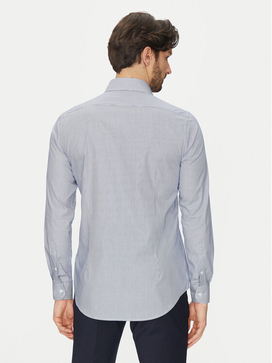 Michael Kors Michael Kors Koszula MK0DS01293 Niebieski Slim Fit
