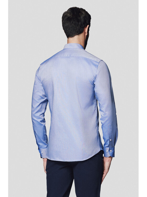 Lancerto Lancerto Koszula Enrica KO051124000044 Granatowy Slim Fit
