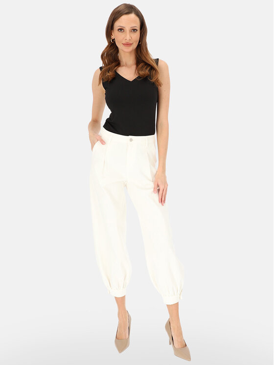 L’AF L’AF Jeansy Hera Biały Wide Leg