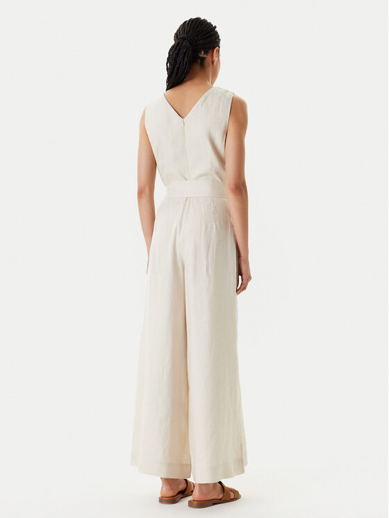 United Colors Of Benetton United Colors Of Benetton Kombinezon 4AGHDT00E Beżowy Wide Leg