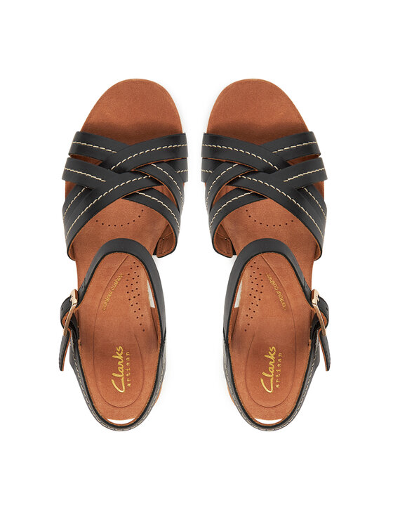 Clarks Clarks Espadrile Sabina Strap 26181462 Negru