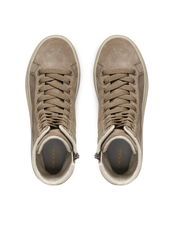 Geox Geox Polokozačky D Spherica Ec4.1 D36TCD 00020 C6029 Hnědá
