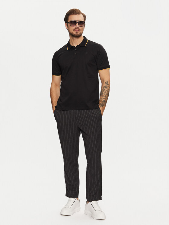 KARL LAGERFELD KARL LAGERFELD Polo 745080 551200 Czarny Regular Fit