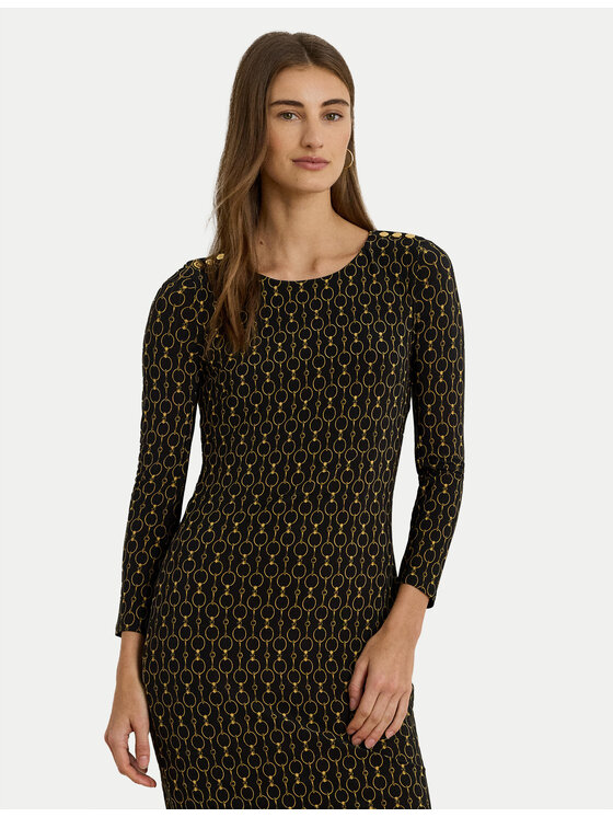 LAUREN RALPH LAUREN LAUREN RALPH LAUREN Každodenní šaty 200980037001 Černá Slim Fit